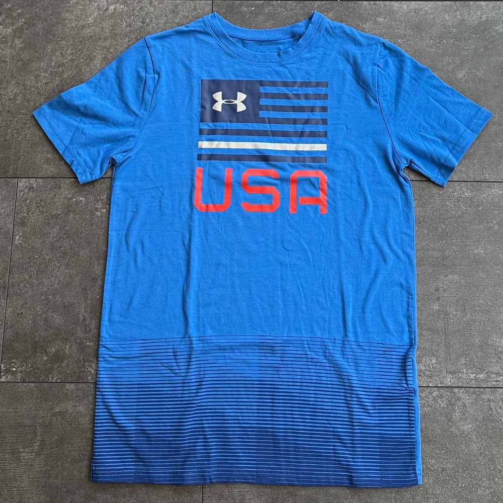 Under Armour Big Boys USA t-shirt YXL